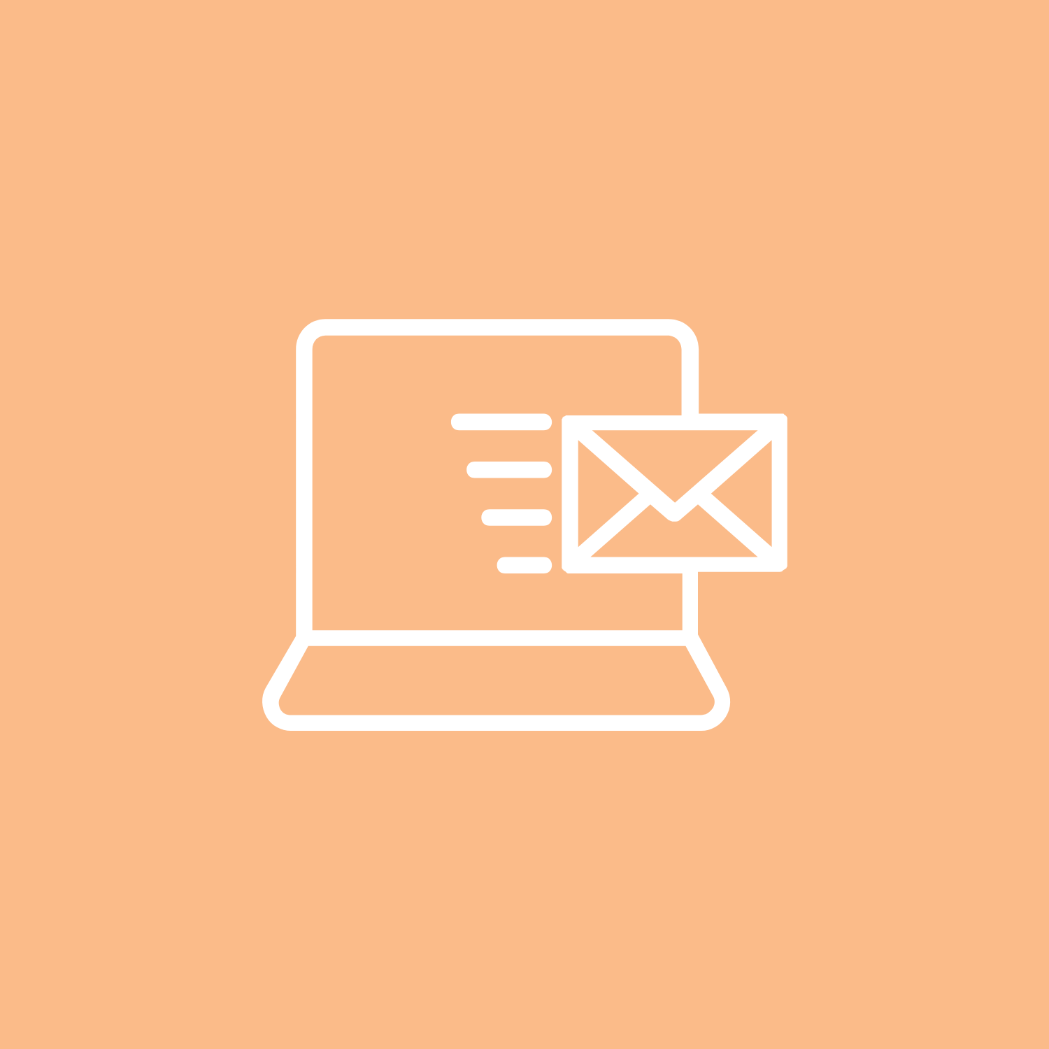 Gear icon on turquoise background